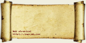 Avram Sklopić vizit kartica